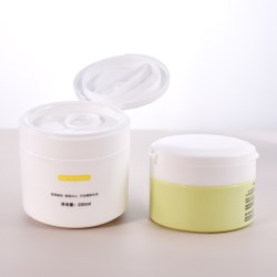 Plastic PP Cosmetic Jars With Flip Top Cap 50ml ~ 200ml